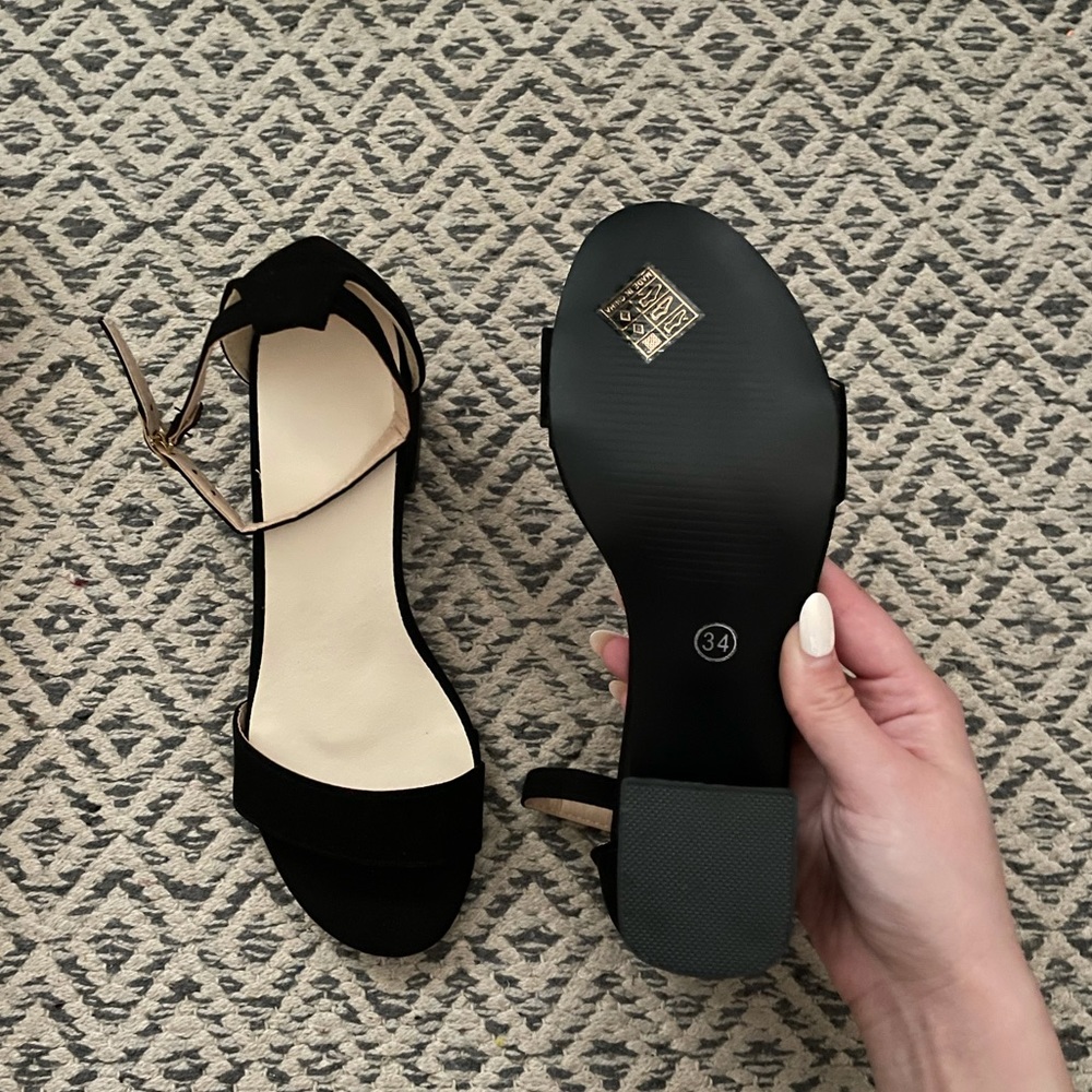 SHEIN Block Heel Sandal